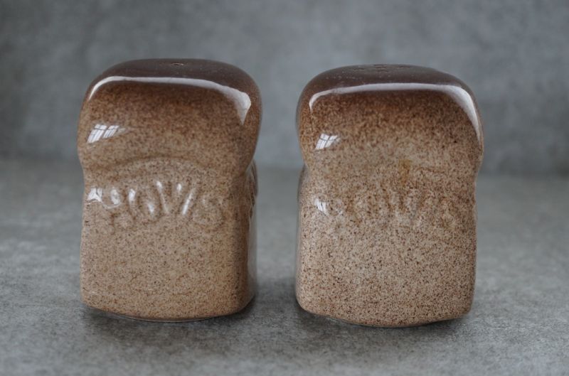 ENGLAND antique HOVIS SALT & PEPPER イギリスアンティーク 