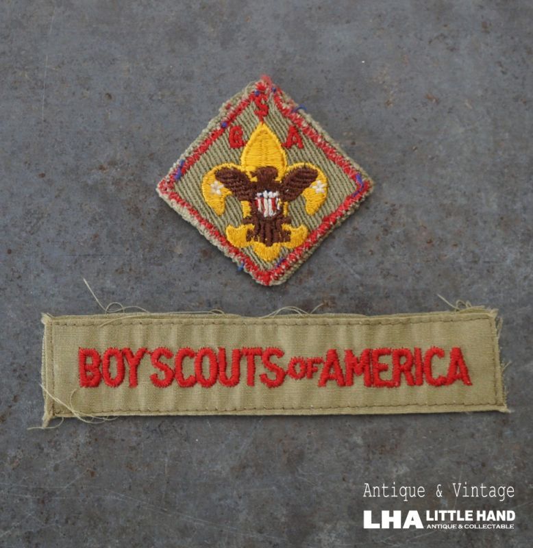 画像1: USA antique PATCH アメリカアンティーク  ヴィンテージ パッチ  ワッペン US 刺繍 ビンテージ 1960-80's 