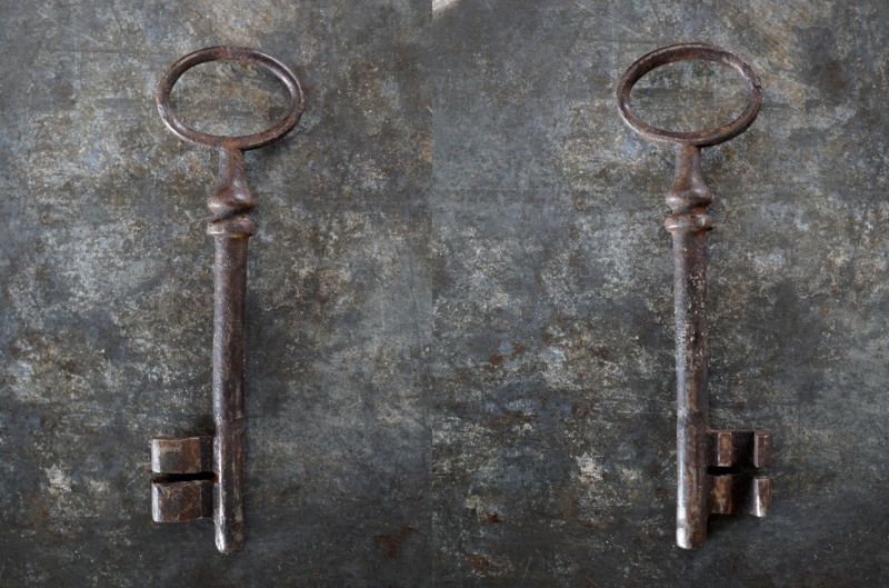 画像3: FRANCE antique KEY フランスアンティークキー 大きな鍵 H10.5cm 1890-1920's