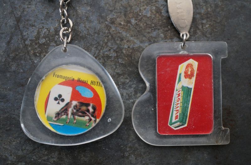 画像4: FRANCE antique FRENCH KEYRING 2pcs フランスヴィンテージ フレンチキーホルダー 2個SET 1960-70's 