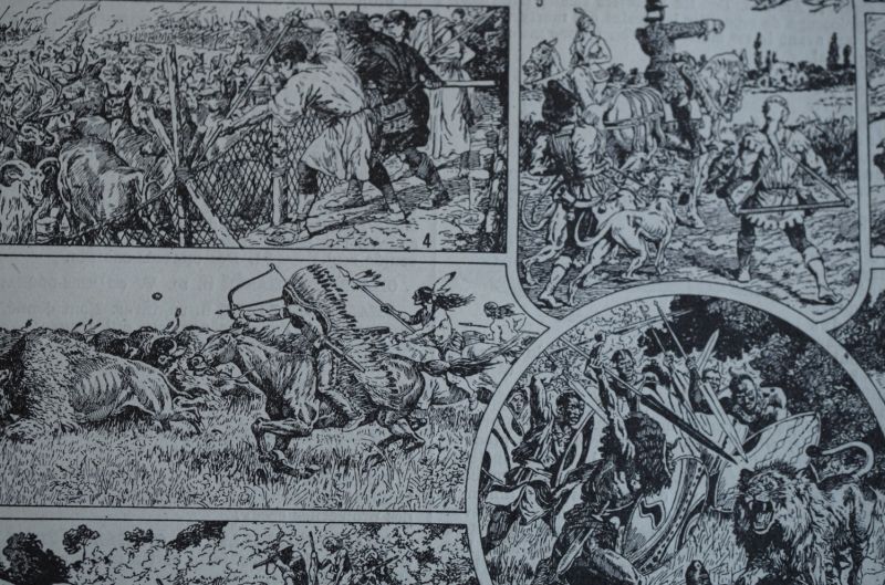 画像5: FRANCE antique ART PAPER  フランスアンティーク 辞書・図鑑の1ページ ［狩猟］ 描画 アンティークアート 1900's
