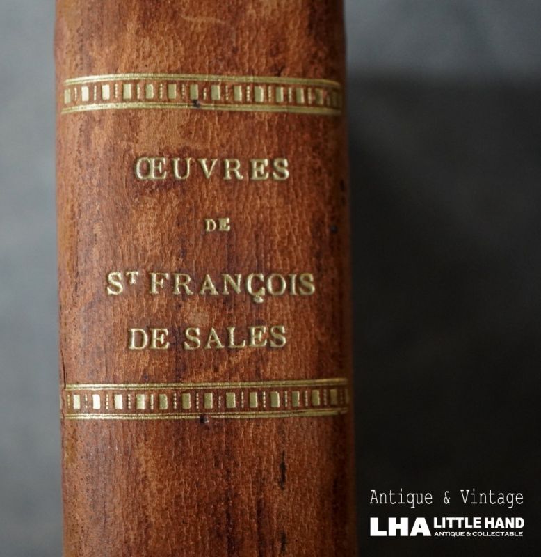 画像1: FRANCE antique BOOK フランス アンティーク 本 古書 洋書 アンティークブック 1876's