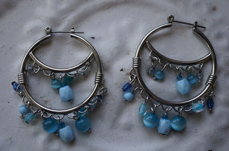 画像2: U.S.A. vintage  Earrings  2pcs アメリカヴィンテージ コスチュームジュエリー ピアス  2個セット イヤリング 1970-90's 