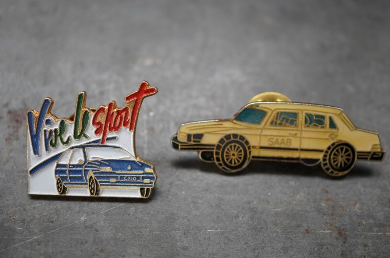 画像4: FRANCE antique PINS Pin Badge 7pcs フランスアンティーク ピンズ ピンバッジ 7個 CAR 車 自動車 ヴィンテージ 1980-90's