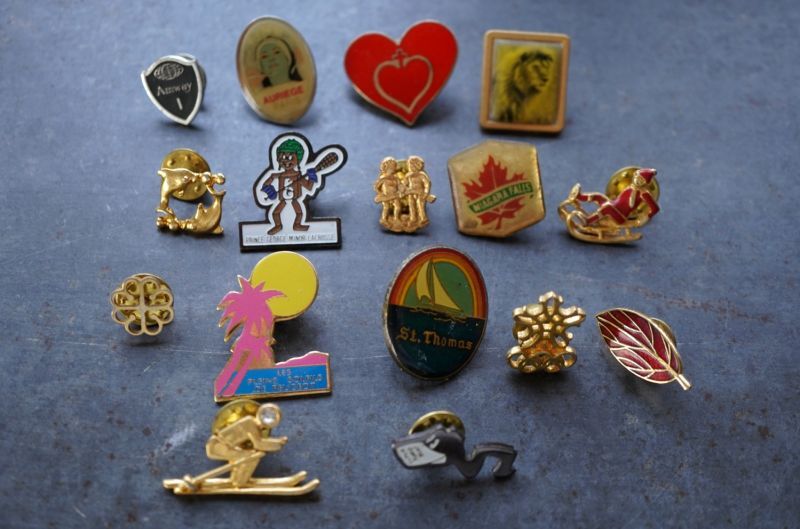 画像2: FRANCE antique PINS Pin Badge 16pcs フランスアンティーク ピンズ ピンバッジ 16個 ヴィンテージ 1980-90's