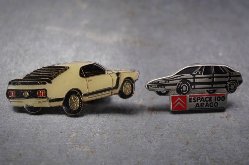画像3: FRANCE antique PINS Pin Badge 4pcs フランスアンティーク ピンズ ピンバッジ 4個  CAR 車 自動車 ヴィンテージ 1980-90's
