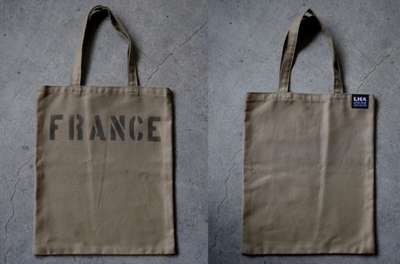 画像2: LITTLE HAND ANTIQUE ORIGINAL TOTE BAG LHA オリジナル ステンシル トートバッグ