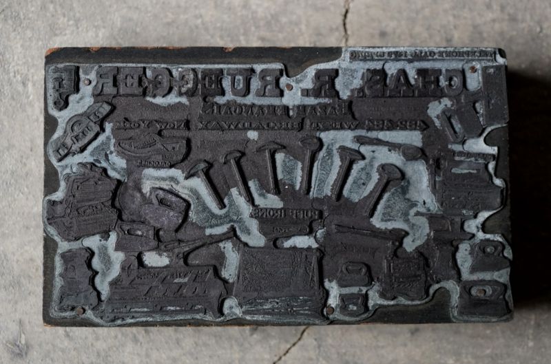 画像3: FRANCE antique Letterpress  HOUSE HOLD KITCHEN フランスアンティーク メタルプリンターブロック レタープレス スタンプ はんこ 1890-1940's 