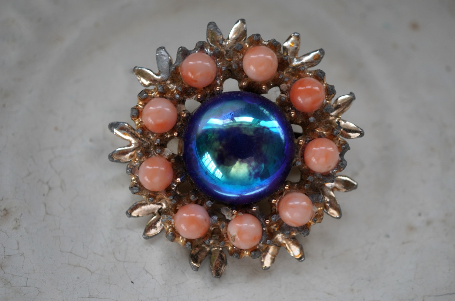 画像2: SALE【30%OFF】ENGLAND antique Brooch イギリスアンティーク ブローチ アクセサリー ヴィンテージブローチ コスチュームジュエリー 1960-80's 