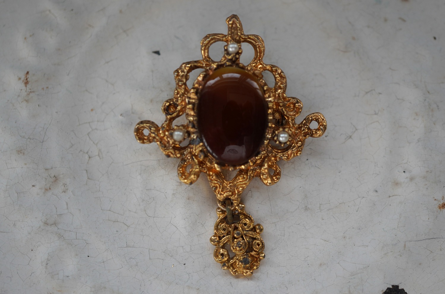 画像2: SALE【30%OFF】ENGLAND antique Brooch イギリスアンティーク ブローチ アクセサリー ヴィンテージブローチ コスチュームジュエリー 1960-80's 