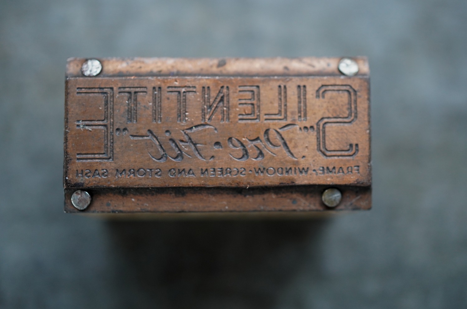 画像3: U.S.A. antique Letterpress 2pcs アメリカアンティーク メタル木製プリンターブロック 2個 ヴィンテージ スタンプ ビンテージ はんこ 数字 1900-40's 