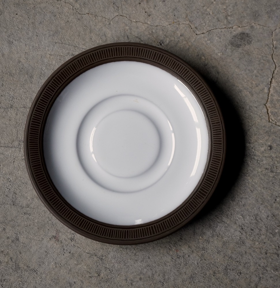 画像1: ENGLAND antique HORNSEA  Palatine SAUCER イギリスアンティーク ホーンジー パラティン ソーサー  ヴィンテージ 1976's