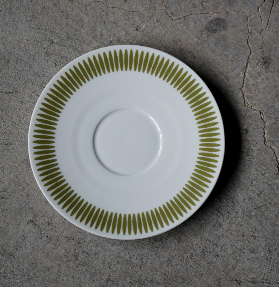 画像1: GERMANY antique Seltmann Weiden Bavaria SAUCER ドイツアンティーク ゼルトマン・ヴァイデン ソーサー  1970-80's ヴィンテージ 