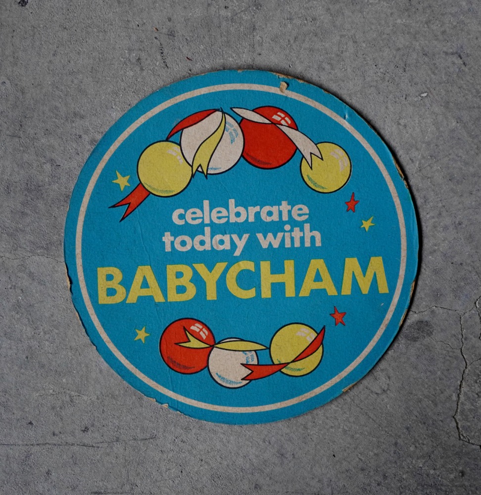 画像1: ENGLAND antique ADVERTISING Beer Mat イギリスアンティーク アドバタイジング ビアマット コースター 広告入り ヴィンテージ ビンテージ 1970-80's