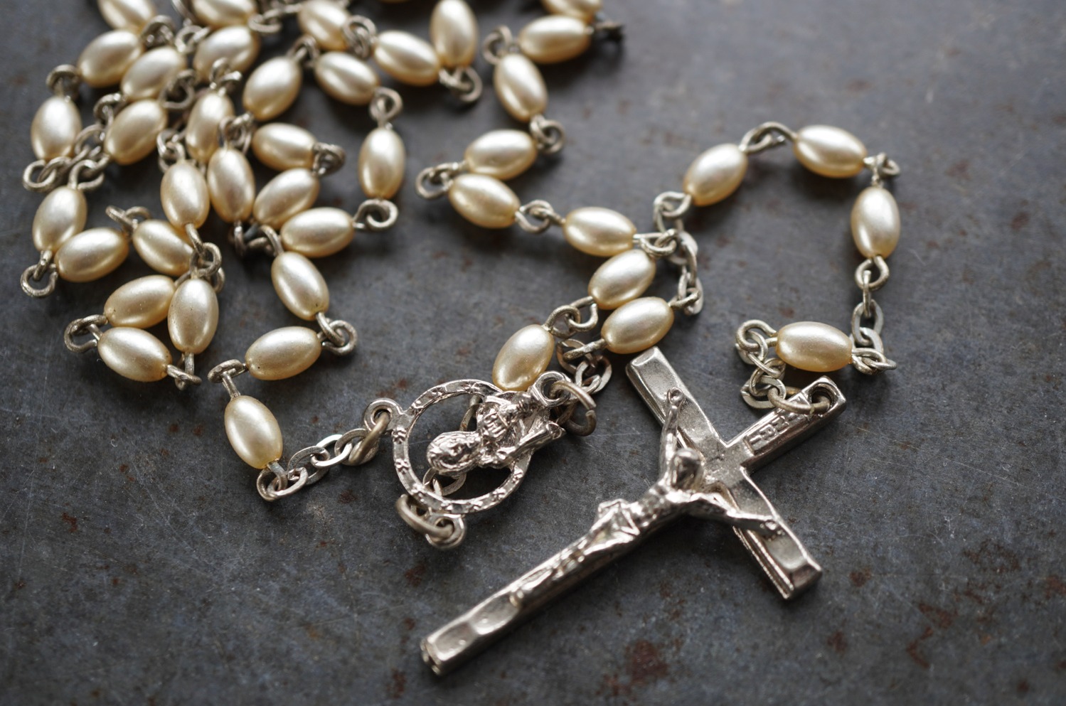画像2: ITALY antique  Rosary イタリアアンティーク ロザリオ 十字架 ヴィンテージ 1970-90's  
