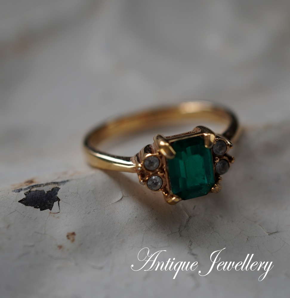 画像1: U.S.A. antique Avon RING アメリカアンティーク エイボン コスチュームジュエリー ヴィンテージ リング 指輪 1960－80's 