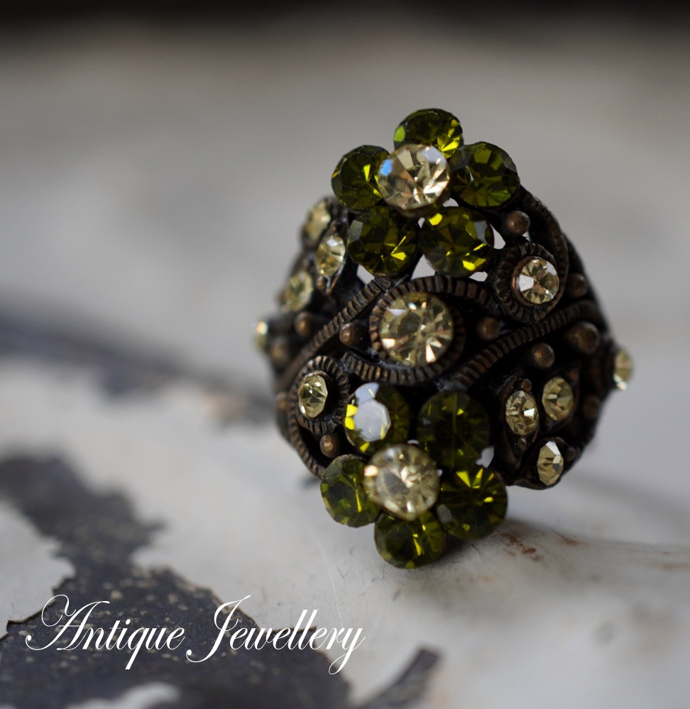 画像1: U.S.A. antique RING アメリカアンティーク コスチュームジュエリー ヴィンテージ リング 指輪 1960－80's 