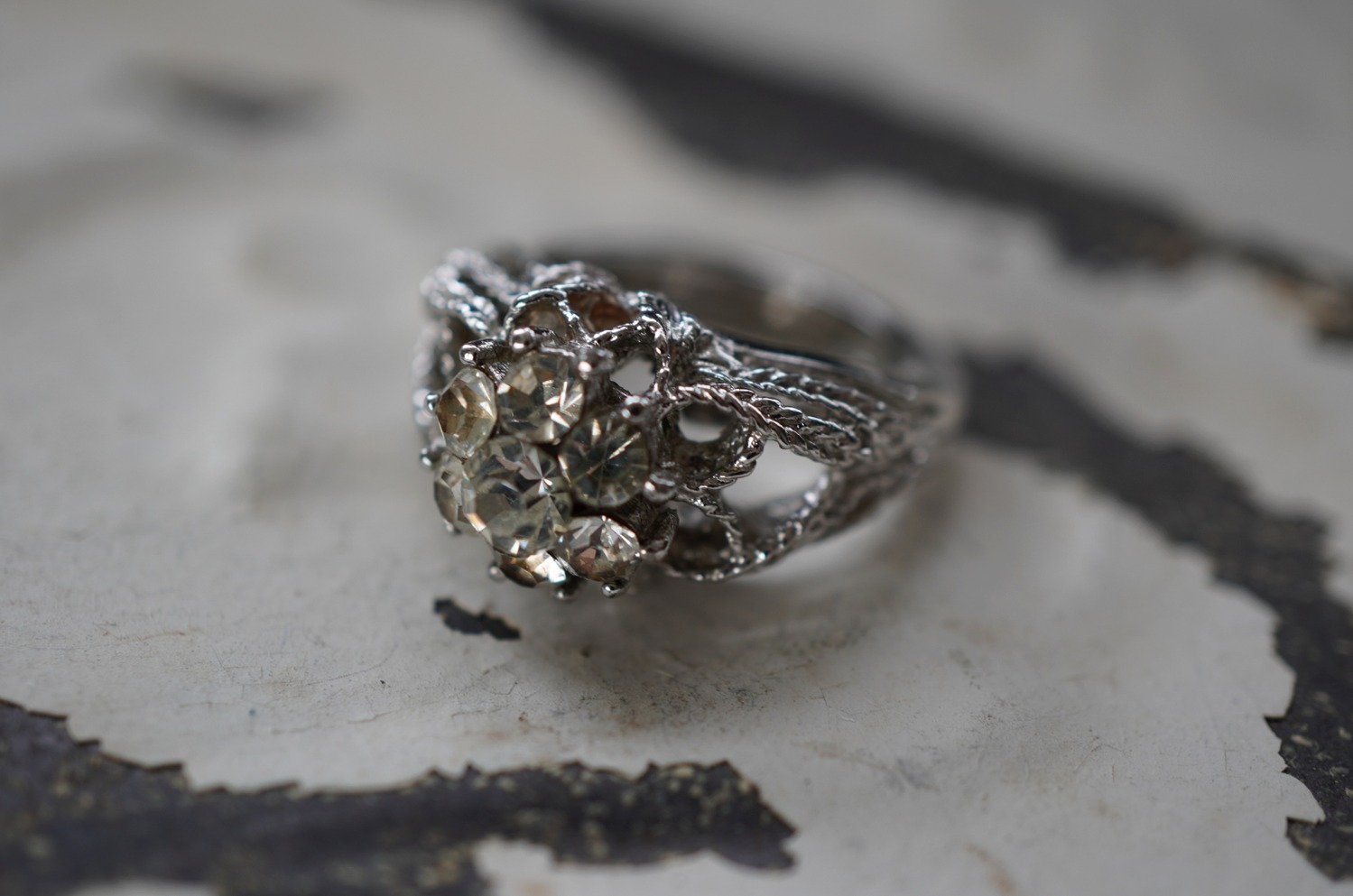 画像2: U.S.A. antique RING アメリカアンティーク コスチュームジュエリー ヴィンテージ リング 指輪 1960－80's 