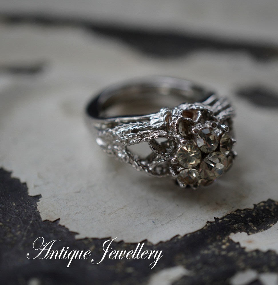 画像1: U.S.A. antique RING アメリカアンティーク コスチュームジュエリー ヴィンテージ リング 指輪 1960－80's 