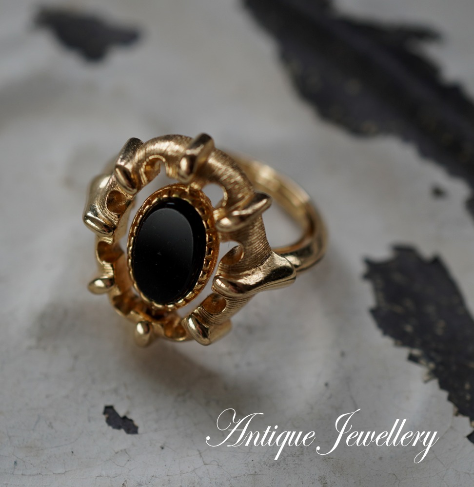 画像1: U.S.A. antique RING アメリカアンティーク コスチュームジュエリー ヴィンテージ リング 指輪 1960－80's 