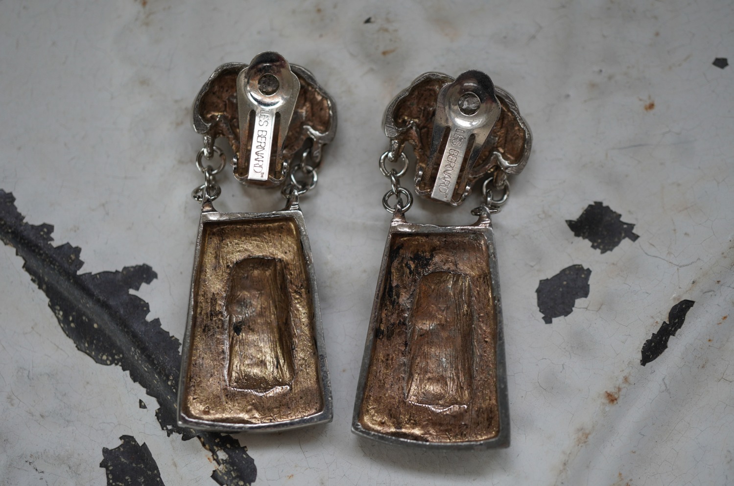 画像3: U.S.A. antique LES BERNARD Earrings  アメリカアンティーク コスチュームジュエリー ヴィンテージ イヤリング 1960－80's 