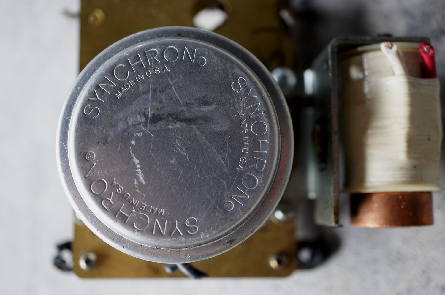 画像3: U.S.A. antique wall clock MOVEMENT PARTS 2pcs アメリカアンティーク 掛け時計 ムーブメント 機械部品 2個セット ジャンク ヴィンテージ 1940-70's
